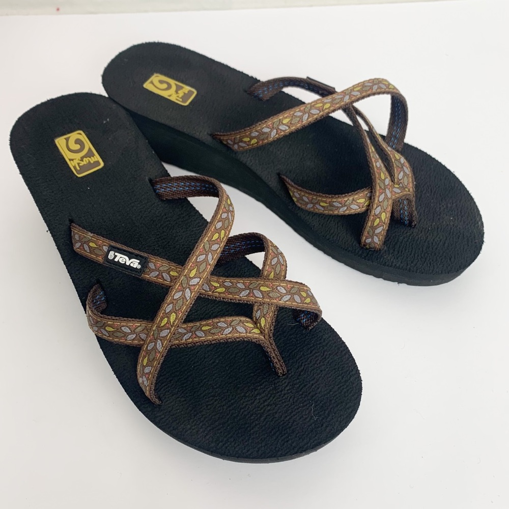 Teva Black and Brown Sandals